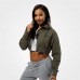 BB Astoria Cropped Hood - Wash Green, (S-koko loppu)